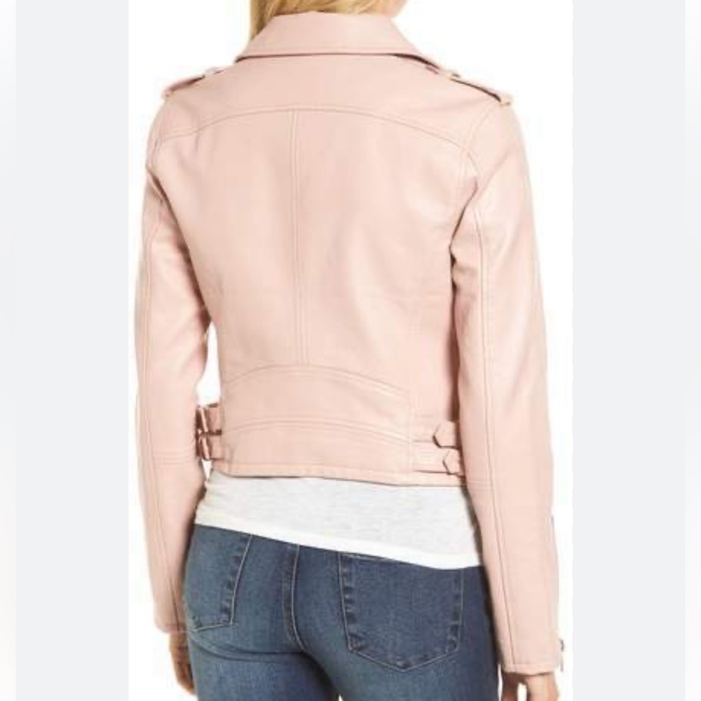BLANK NYC, Light Pink Moto Jacket - Picture 2 of 8